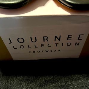 Journee black high heels